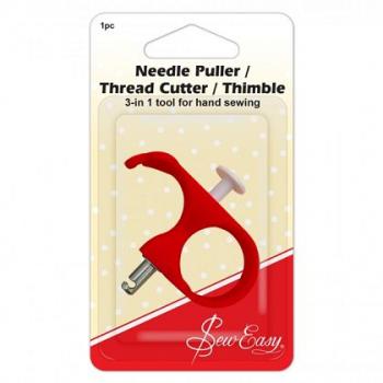 3-IN-1 NEEDLE PULLER / THREAD CUTTER / THIMBLE